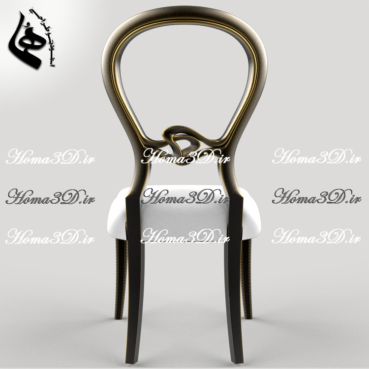 صندلی لوکس با پشتی گرد مناسب هر سبک، سلیقه و فضا