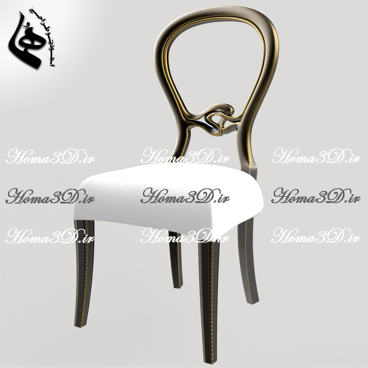 صندلی لوکس با پشتی گرد مناسب هر سبک، سلیقه و فضا