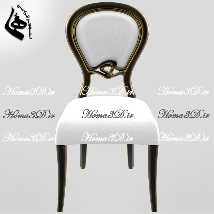 صندلی لوکس با پشتی گرد مناسب هر سبک، سلیقه و فضا