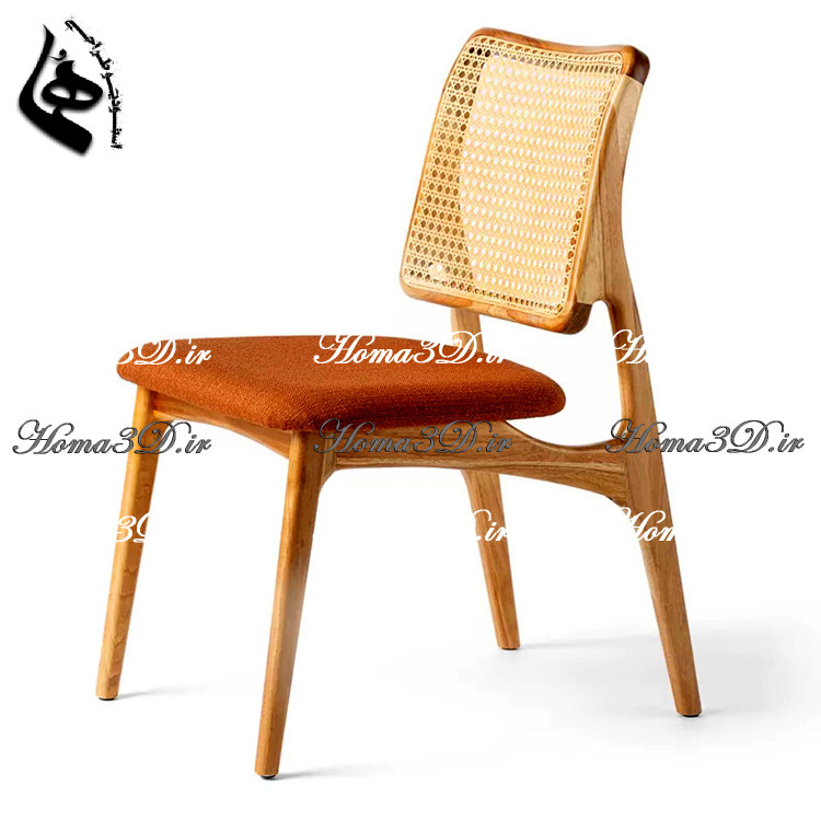 فایل دانلودی و اوپنسورس طراحی سهبعدی صندلی مدرن با ساختار مهندسیشده