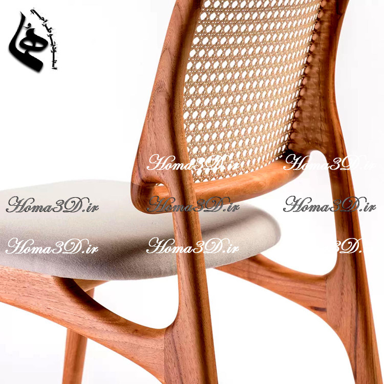 فایل دانلودی و اوپنسورس طراحی سهبعدی صندلی مدرن با ساختار مهندسیشده