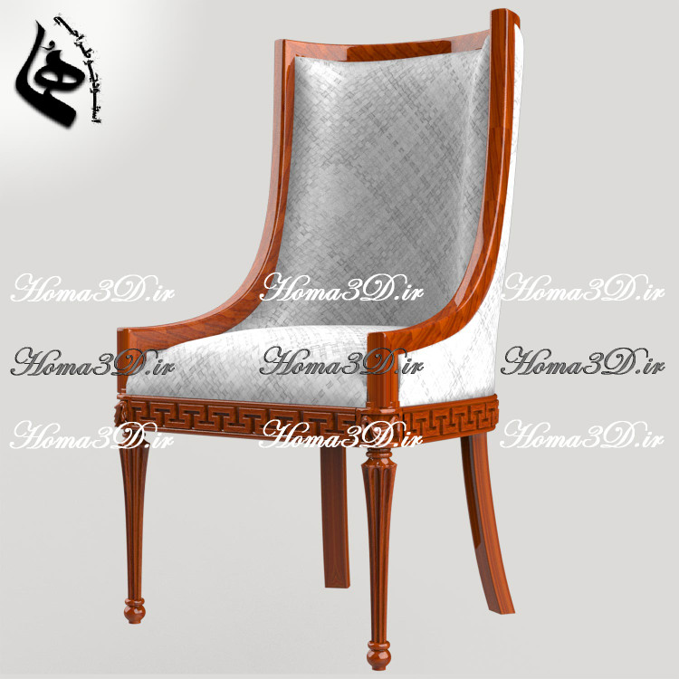 خرید و دانلود فایل طراحی 3بعدی صندلی با طراحی ورساچ بهروز و جدید، مناسب تولید با CNC و رندرینگ دکوراسیون داخلی