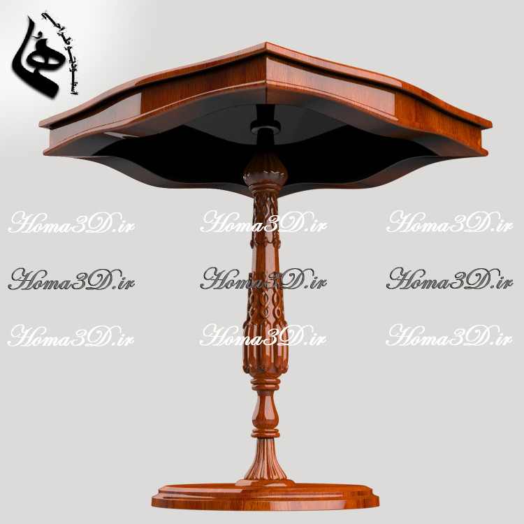 میز خاطره ورساچ | فایل STL طراحی + قالب چوبگیری | تزیین کنج پذیرایی با هنر ایتالیایی