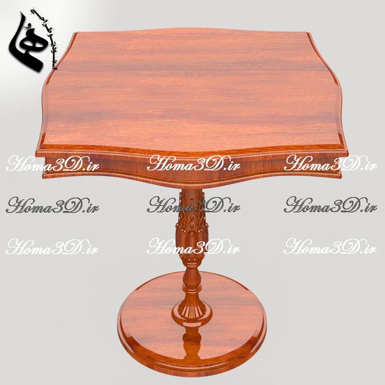 میز خاطره ورساچ | فایل STL طراحی + قالب چوبگیری | تزیین کنج پذیرایی با هنر ایتالیایی