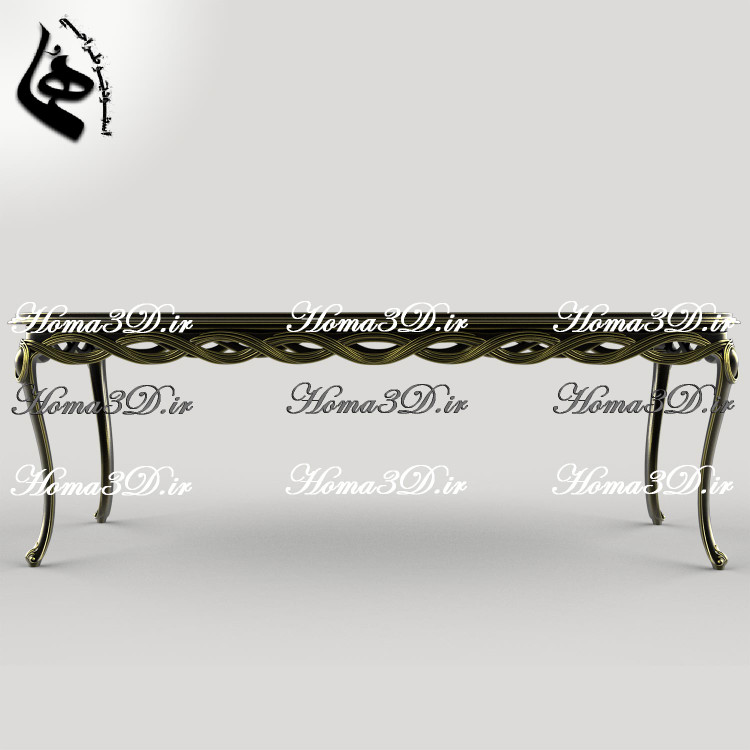 فایل STL میز ناهارخوری منبتکاری | طرحی کامل برای جیکگیری و اجرای بینقص روی CNC