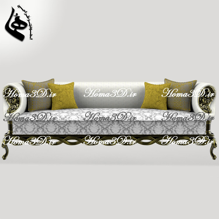 فایل مهندسی کاناپه طنابی لوکس | خروجی STL بهینهشده برای ماشینکاری CNC چوب