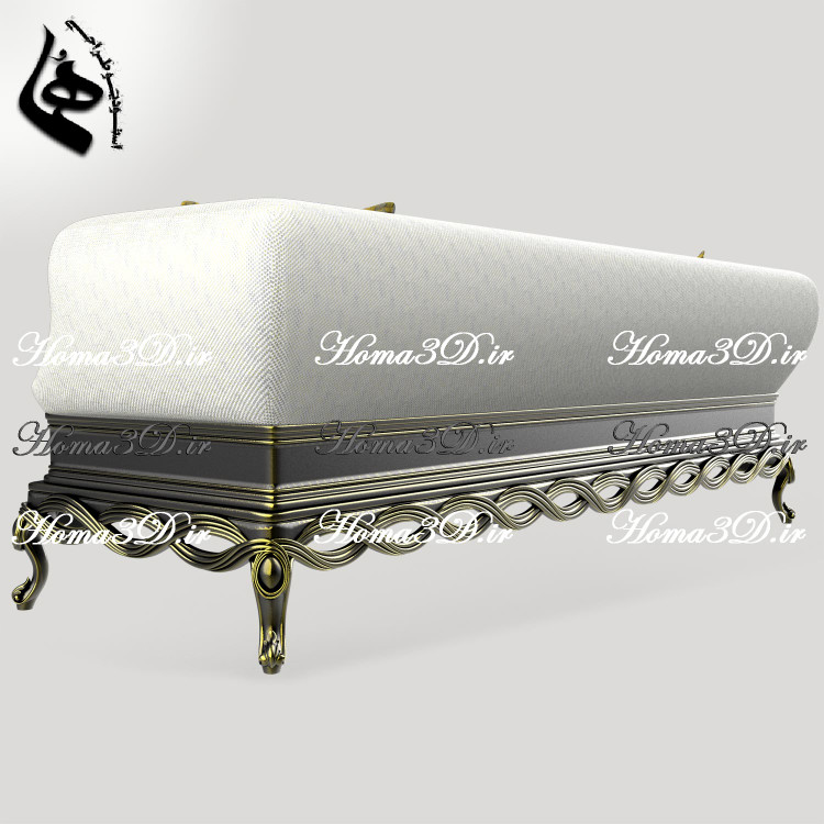 فایل مهندسی کاناپه طنابی لوکس | خروجی STL بهینهشده برای ماشینکاری CNC چوب