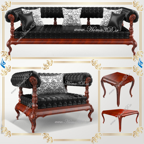 گالری دیجیتال مبلمان اشرافی: رندر و طراحی سهبعدی مجموعهای خاص برای فضاهای اداری لوکس و تالارهای مجلل