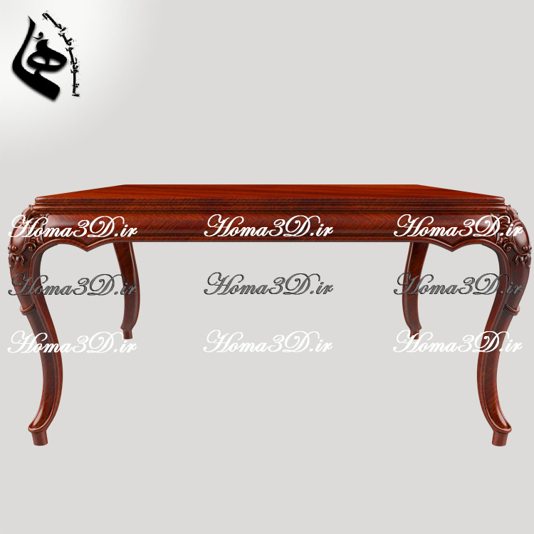 فایل طراحی سهبعدی میز جلومبلی | راهکار مهندسی برای تولید بهینه با CNC چوب