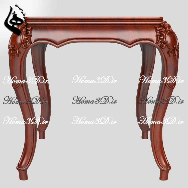 دانلود فایل مهندسی میز عسلی | پکیج کامل CAD و STL برای تولید CNC و رندر حرفهای