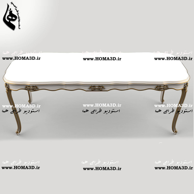 میز ناهارخوری با گل و برگ و طراحی سهبعدی ظریف و خاص و دوستداشتنی