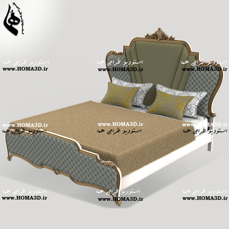 فایل طراحی3بعدی سرویس خواب،دانلود سرویس خواب،دانلود آینه