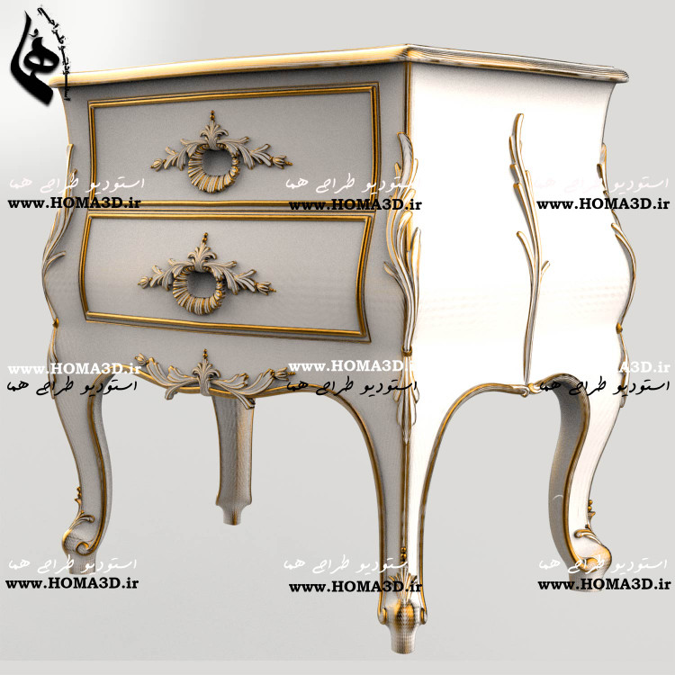 فایل طراحی3بعدی سرویس خواب،دانلود سرویس خواب،دانلود آینه